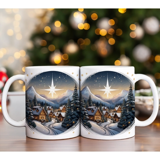 ZESTAW PREZENT ŚWIĄTECZNY KOMPLET KUBKI RĘCZNIKI W SKRZYNCE ŚWIĘTA MIKOŁAJ