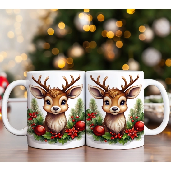 ŚWIĄTECZNY KOMPLET KUBKÓW 330ml NA PREZENT MIKOŁAJ ZESTAW ŚWIĘTA MIKOŁAJ