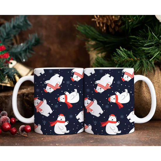 PREZENT ŚWIĄTECZNY ZESTAW KUBKÓW W SKRZYNCE KUBKI MIKOŁAJ RENIFER ŚWIĘTA