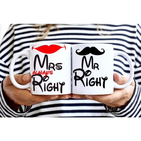 PREZENT ŚLUBNY ZESTAW KOC 160x200 + KUBKI ŻONA MĄŻ