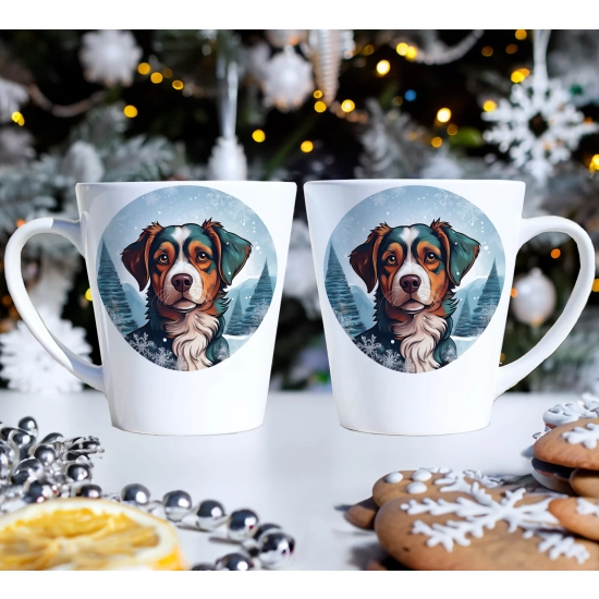 PREZENT ŚWIĄTECZNY ZESTAW KUBKÓW LATTE W SKRZYNCE KUBKI MIKOŁAJ NA ŚWIĘTA