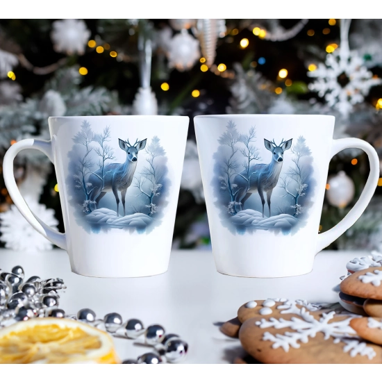 PREZENT ŚWIĄTECZNY ZESTAW KUBKÓW LATTE W SKRZYNCE KUBKI MIKOŁAJ NA ŚWIĘTA