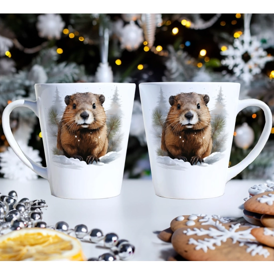 ŚWIĄTECZNY KOMPLET KUBKÓW 330ml NA PREZENT MIKOŁAJ ZESTAW ŚWIĘTA MIKOŁAJ