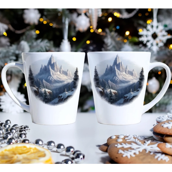 PREZENT ŚWIĄTECZNY ZESTAW KUBKÓW LATTE W SKRZYNCE KUBKI MIKOŁAJ NA ŚWIĘTA