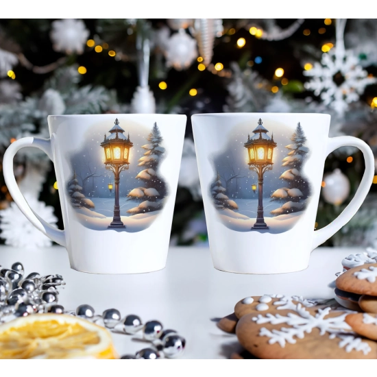 PREZENT ŚWIĄTECZNY ZESTAW KUBKÓW LATTE W SKRZYNCE KUBKI MIKOŁAJ NA ŚWIĘTA