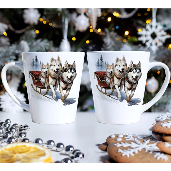 ŚWIĄTECZNY KOMPLET KUBKÓW 330ml NA PREZENT MIKOŁAJ ZESTAW ŚWIĘTA MIKOŁAJ