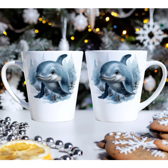 PREZENT ŚWIĄTECZNY ZESTAW KUBKÓW LATTE W SKRZYNCE KUBKI MIKOŁAJ NA ŚWIĘTA