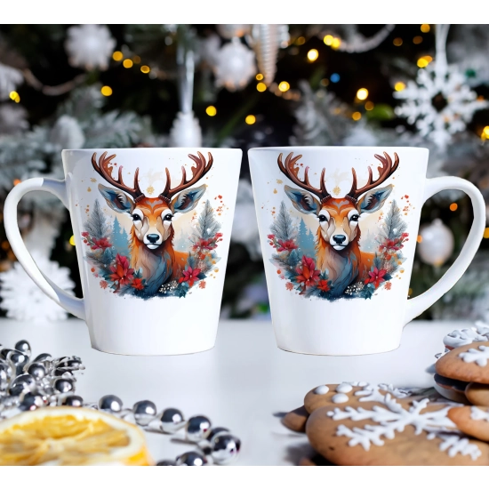 ŚWIĄTECZNY KOMPLET KUBKÓW 330ml NA PREZENT MIKOŁAJ ZESTAW ŚWIĘTA MIKOŁAJ