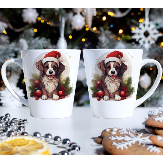 PREZENT ŚWIĄTECZNY ZESTAW KUBKÓW LATTE W SKRZYNCE KUBKI MIKOŁAJ NA ŚWIĘTA