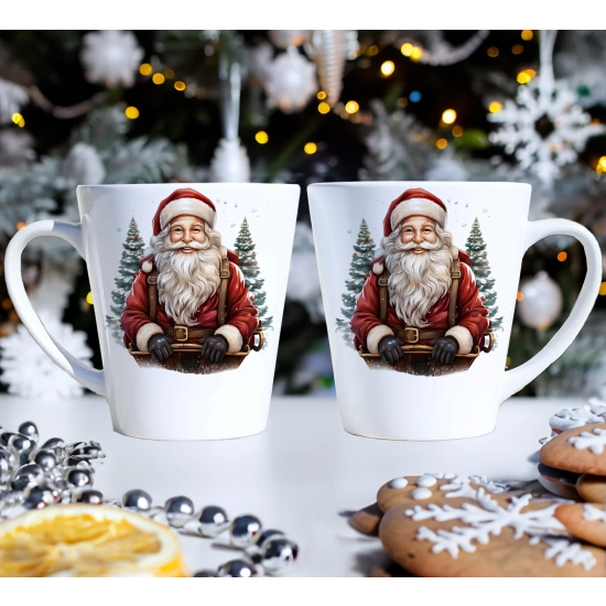 ŚWIĄTECZNY KOMPLET KUBKÓW 330ml NA PREZENT MIKOŁAJ ZESTAW ŚWIĘTA MIKOŁAJ