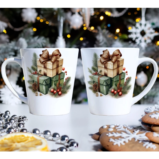 ŚWIĄTECZNY KOMPLET KUBKÓW 330ml NA PREZENT MIKOŁAJ ZESTAW ŚWIĘTA MIKOŁAJ