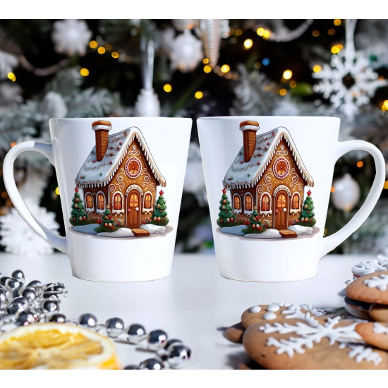 PREZENT ŚWIĄTECZNY ZESTAW KUBKÓW LATTE W SKRZYNCE KUBKI MIKOŁAJ NA ŚWIĘTA