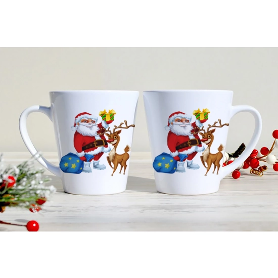 PREZENT ŚWIĄTECZNY ZESTAW KUBKÓW LATTE W SKRZYNCE