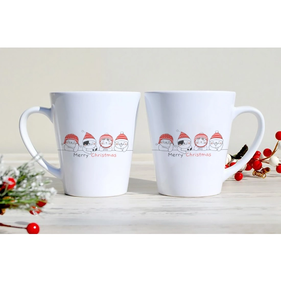 PREZENT ŚWIĄTECZNY ZESTAW KUBKÓW LATTE W SKRZYNCE