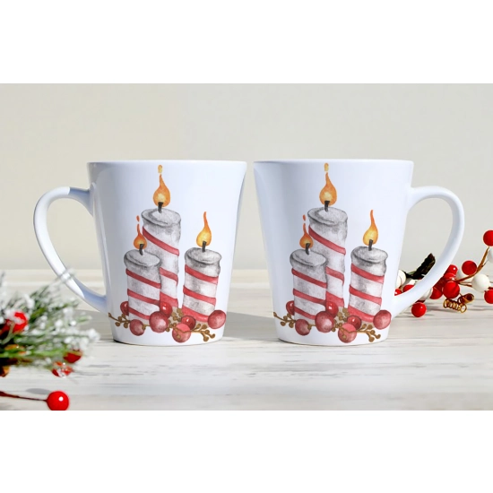 PREZENT ŚWIĄTECZNY ZESTAW KUBKÓW LATTE W SKRZYNCE