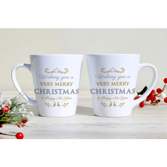 PREZENT ŚWIĄTECZNY ZESTAW KUBKÓW LATTE W SKRZYNCE