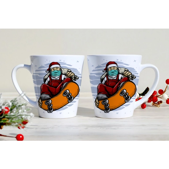 PREZENT ŚWIĄTECZNY ZESTAW KUBKÓW LATTE W SKRZYNCE