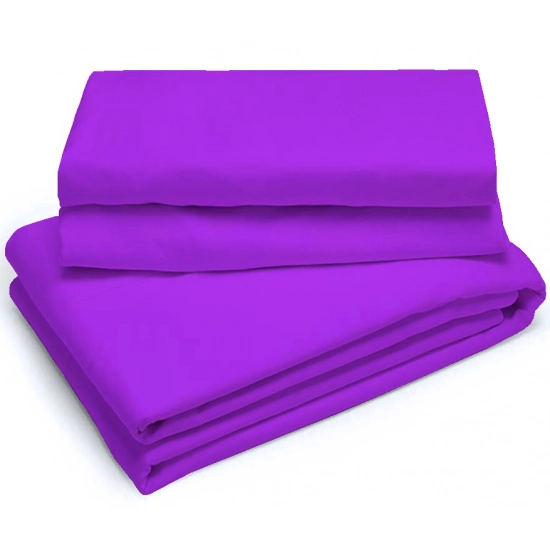 PRZEŚCIERADŁO TRADYCYJNE 200x220 BEZ GUMKI GRUBE FIOLET