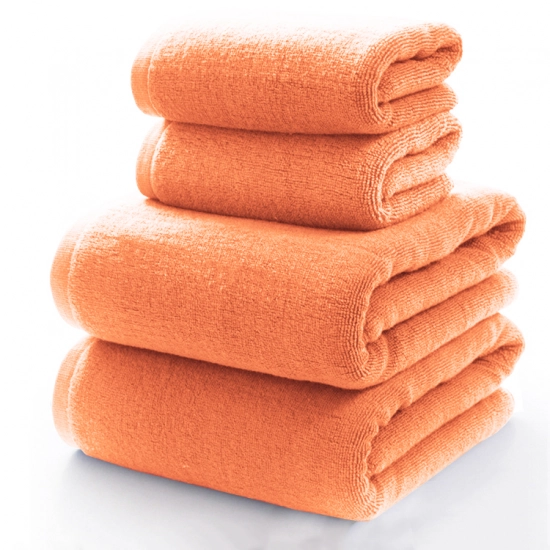 KOMPLET RĘCZNIKÓW FROTTE 2x 70X140 + 2x 50x100 400g/m2 GRUBE CHŁONNE ARBUZ