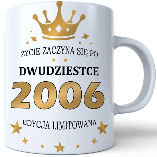 SUPER KUBEK NA PREZENT URODZINY 20 DWUDZIESTKĘ