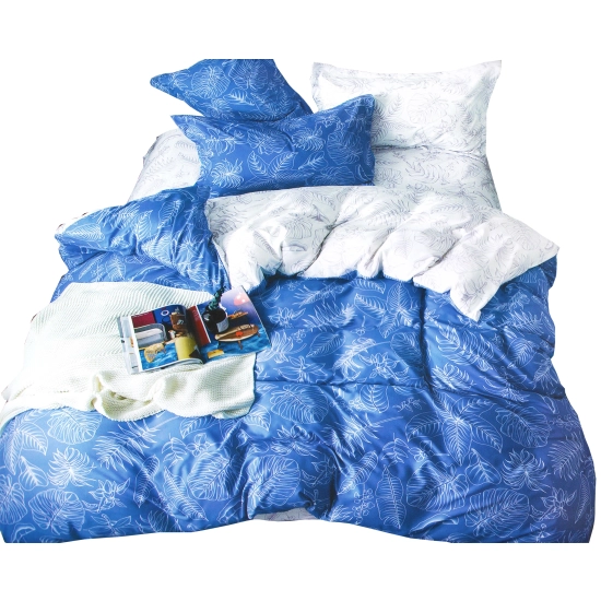 KOMPLET POŚCIELI 100% BAWEŁNA DWUSTRONNA POŚCIEL 140x200 + PRZEŚCIERADŁO