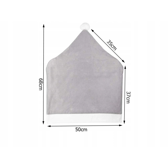 Pokrowce obok miary z wymiarami