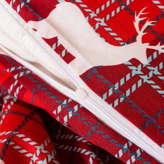 Świąteczna pościel satynowa 3 el. TwójDomNa5.pl