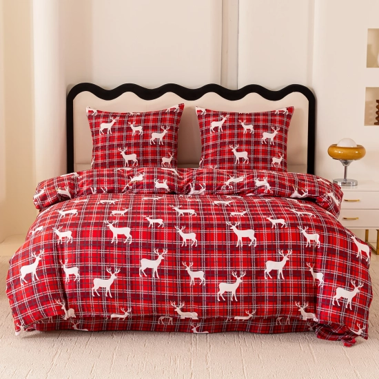 Elegancka pościel świąteczna satynowa w opakowaniu prezentowym