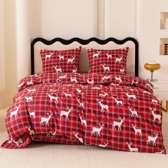 Pościel na Boże Narodzenie satyna 160x200