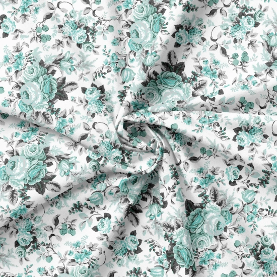 TKANINA 100% BAWEŁNA 160cm BAWEŁNIANA DRUK 0.5MB MATERIAŁ WZORY DRUKI