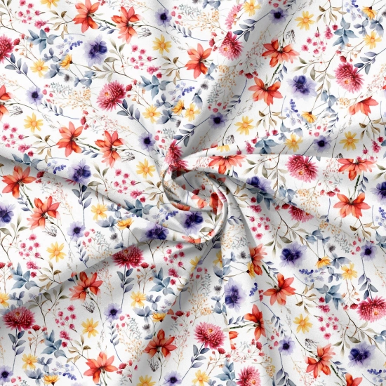 Tkanina Bawełniana 0.5mb Premium J&W Barwy Lata 160cm