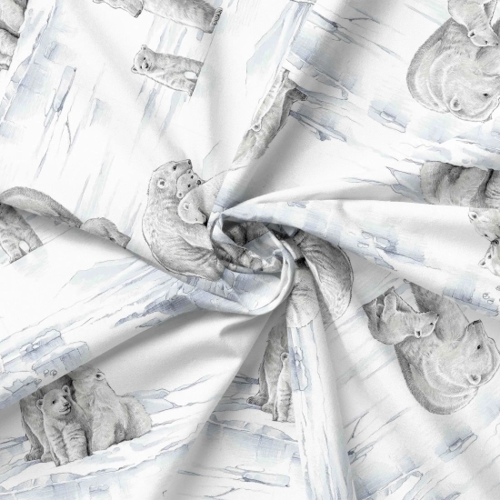 TKANINA 100% BAWEŁNA ŚWIĄTECZNA BAWEŁNIANA 220cm DRUK 0.5MB MATERIAŁ