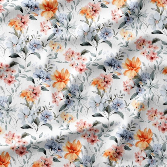 TKANINA 100% BAWEŁNA 160cm BAWEŁNIANA DRUK 0.5MB MATERIAŁ WZORY DRUKI