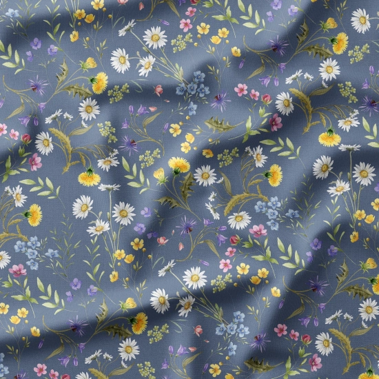 Tkanina Bawełniana 0.5mb Premium J&W Polne Wrzosy 160cm