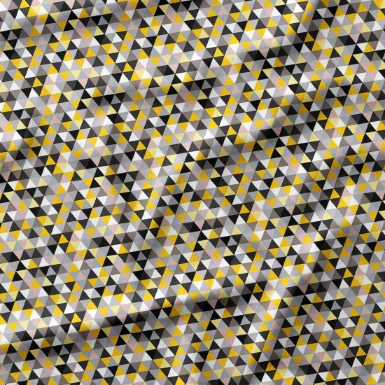 Tkanina Bawełniana 0.5mb Premium J&W Modern Trójkąty 160cm