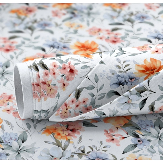 TKANINA 100% BAWEŁNA 160cm BAWEŁNIANA DRUK 0.5MB MATERIAŁ WZORY DRUKI