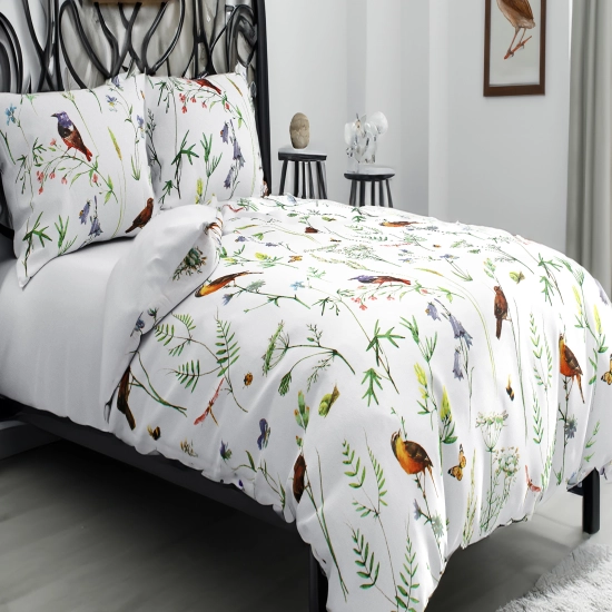 POŚCIEL 100% BAWEŁNA PTASI ŚPIEW POLSKI KOMPLET POŚCIELI