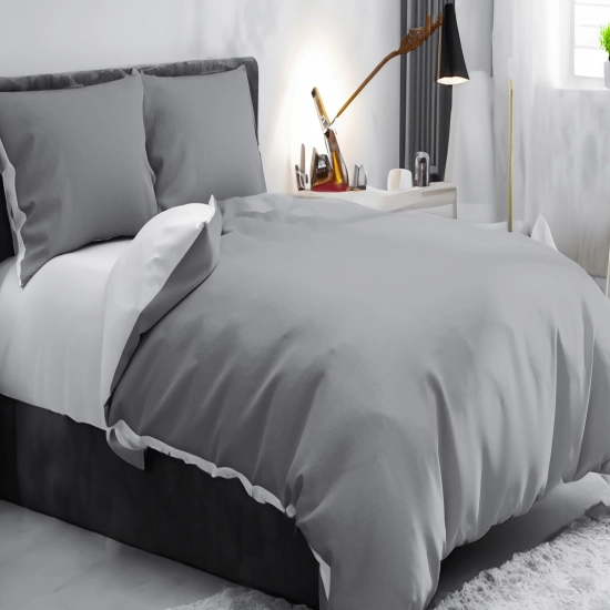 KOMPLET POŚCIELI POLSKA 100% BAWEŁNA SREBRNY ŚWIT 180x200