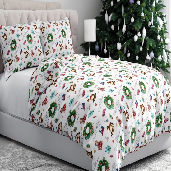 KOMPLET POŚCIELI POLSKA 100% BAWEŁNA 2 POSZEWKI 70x80 KOŁDRA 150x200