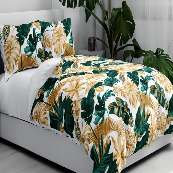 POŚCIEL 100% BAWEŁNA ZŁOTA DŻUNGLA POLSKI KOMPLET POŚCIELI