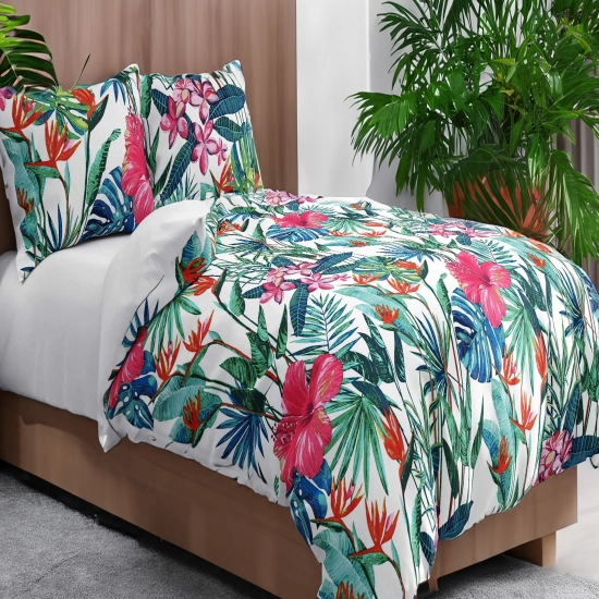 POŚCIEL 100% BAWEŁNA EGZOTYCZNY OGRÓD POLSKI KOMPLET POŚCIELI