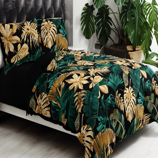 POŚCIEL 100% BAWEŁNA ZŁOTY TROPIK POLSKI KOMPLET POŚCIELI