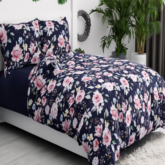 POŚCIEL 100% BAWEŁNA KWITNĄCA GŁĘBIA  POLSKI KOMPLET POŚCIELI