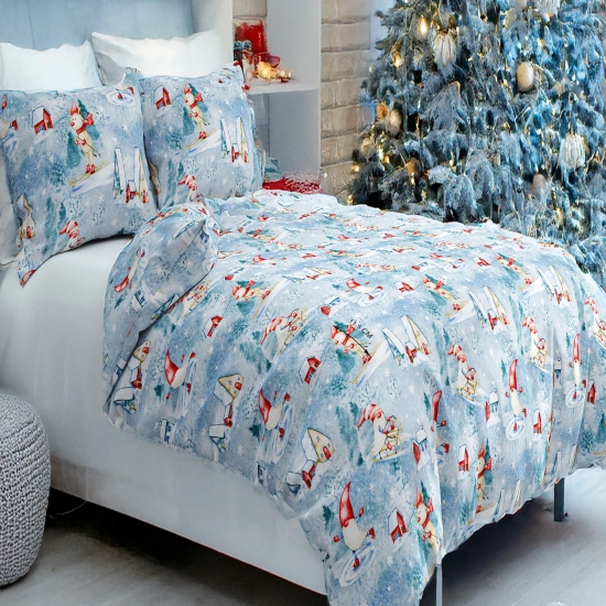 ŚWIĄTECZNA POŚCIEL POLSKA 100% BAWEŁNA KOMPLET POSZEWKI POSZWA