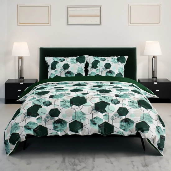 KOMPLET POŚCIELI POLSKA 100% BAWEŁNA LEŚNY SZEŚCIAN 140x200