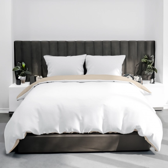 POŚCIEL 100% BAWEŁNA PUSTYNNA BIEL POLSKI KOMPLET POŚCIELI