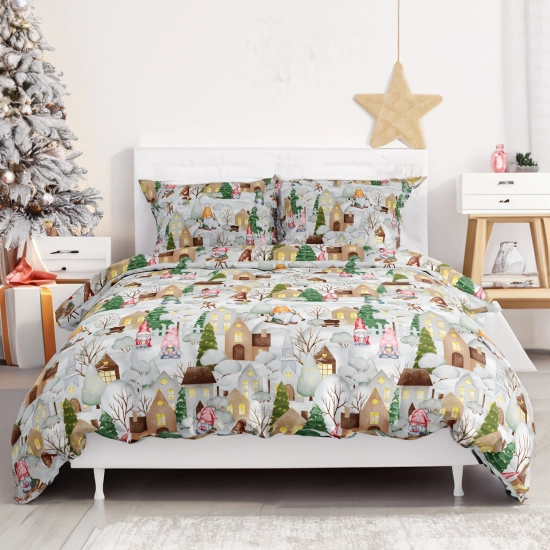 ŚWIĄTECZNA POŚCIEL POLSKA 100% BAWEŁNA KOMPLET POSZEWKI POSZWA