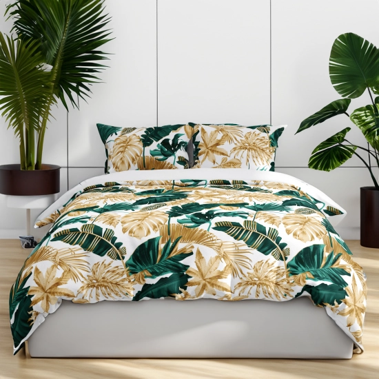 POŚCIEL 100% BAWEŁNA ZŁOTA DŻUNGLA POLSKI KOMPLET POŚCIELI