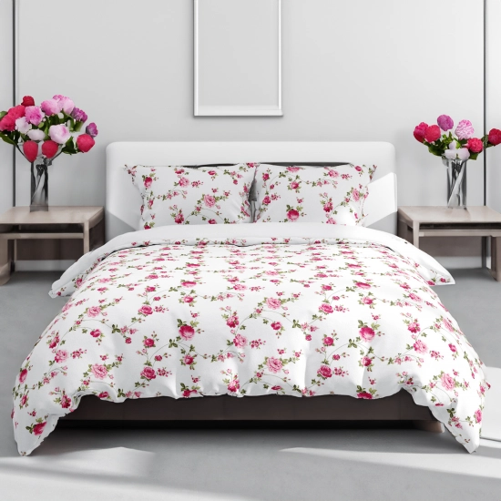 KOMPLET POŚCIELI POLSKA 100% BAWEŁNA KWIATOWY RAJ 180x200