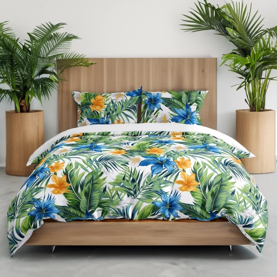 POŚCIEL 100% BAWEŁNA TROPIKALNY RAJ POLSKI KOMPLET POŚCIELI